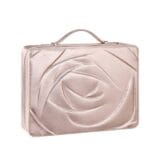 El maletín rosa palo metálico del cofre Lancôme Beauty Box