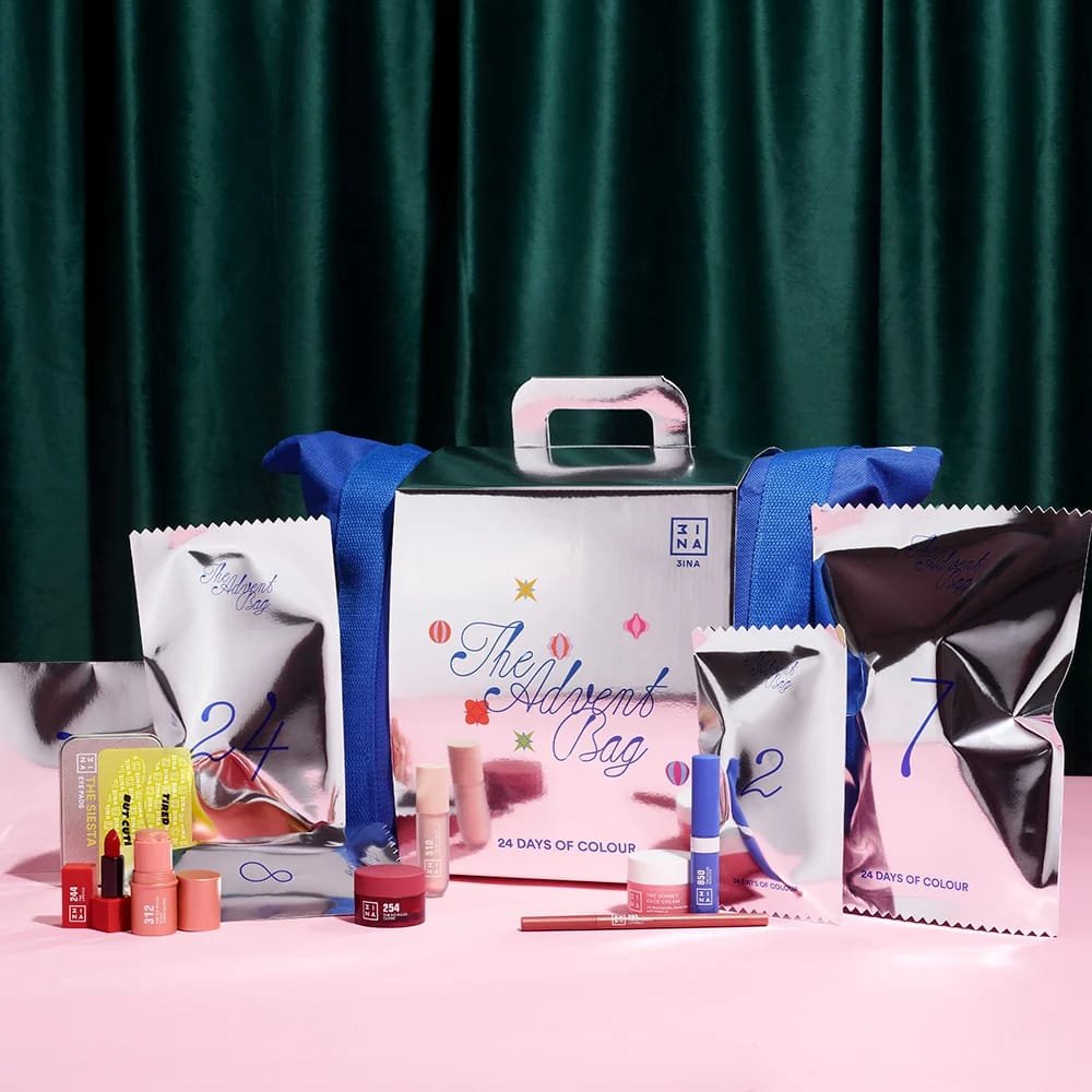 La bolsa y los productos del Calendario de adviento 3INA 2026 La bolsa y los productos del Calendario de adviento 3INA 2026
