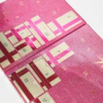 La caja abierta del Calendario de Adviento Nuxe 2024