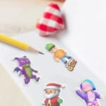 Pegatinas del Calendario de Adviento Stumble Guys 2024