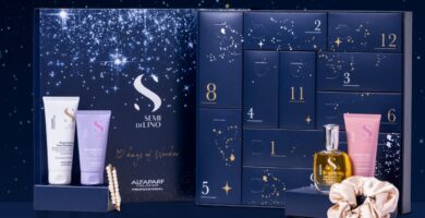 Calendario de adviento Alfaparf Milano 2025, ya a la venta 4 La caja y algunos de los productos del Calendario de adviento Alfaparf Milano 2025