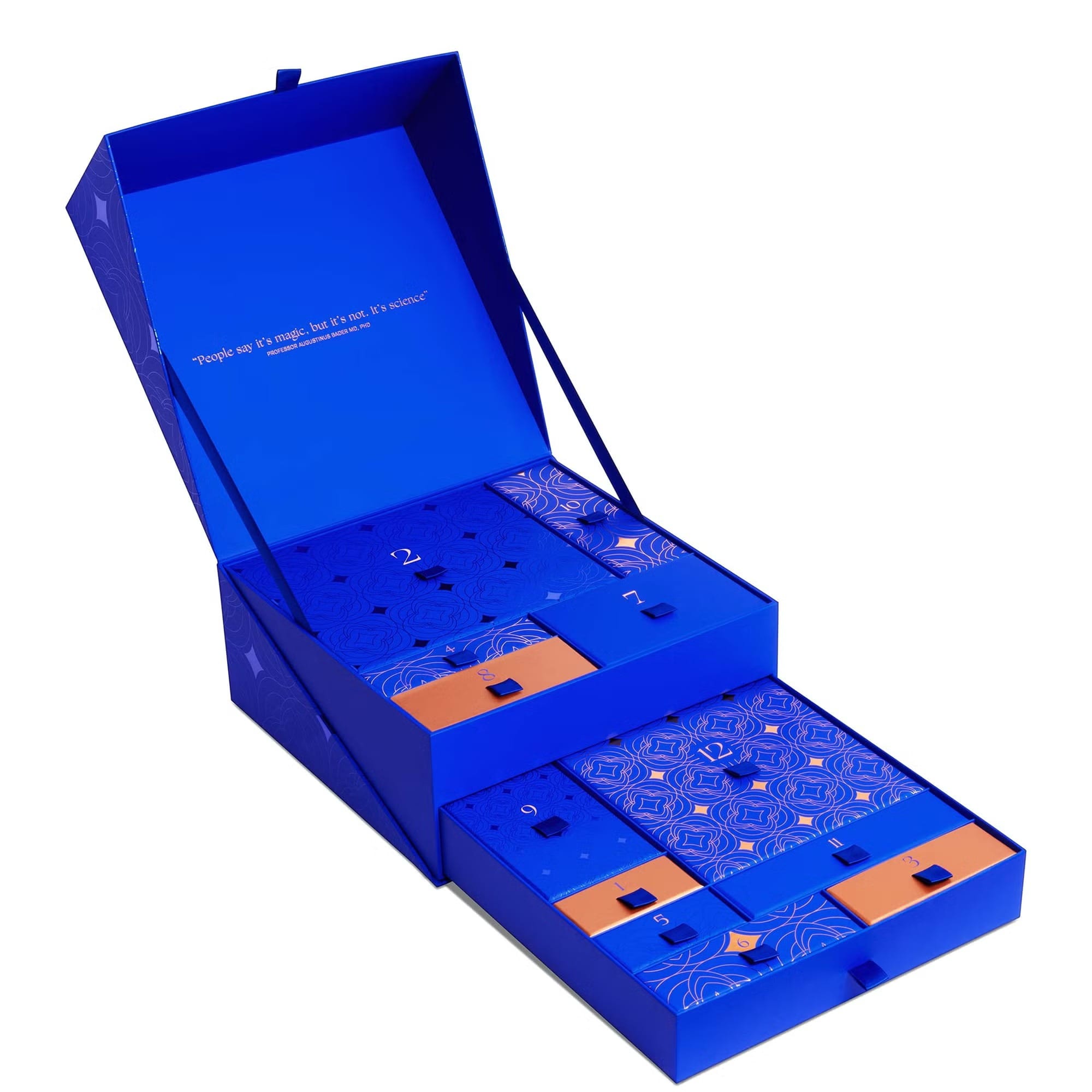 La caja abierta del Calendario de adviento Augustinus Bader 2025