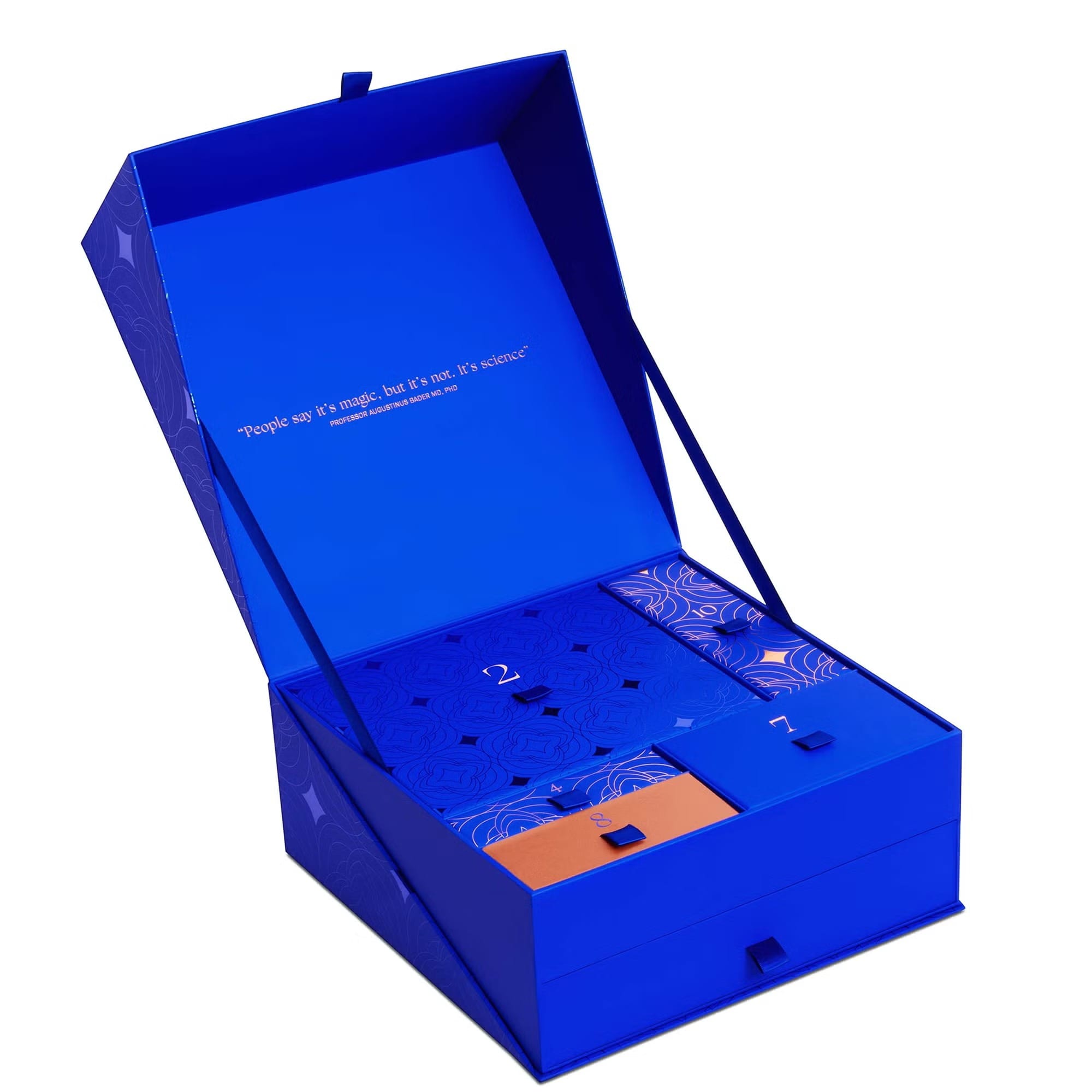 La caja abierta del Calendario de adviento Augustinus Bader 2025