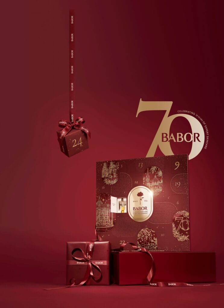 El calendario de adviento Babor 2026 celebra el 70 aniversario de la marca