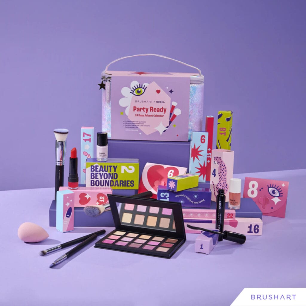 El El contenido del Calendario de adviento BrushArt x NOBEA 2025 El El contenido del Calendario de adviento BrushArt x NOBEA 2025