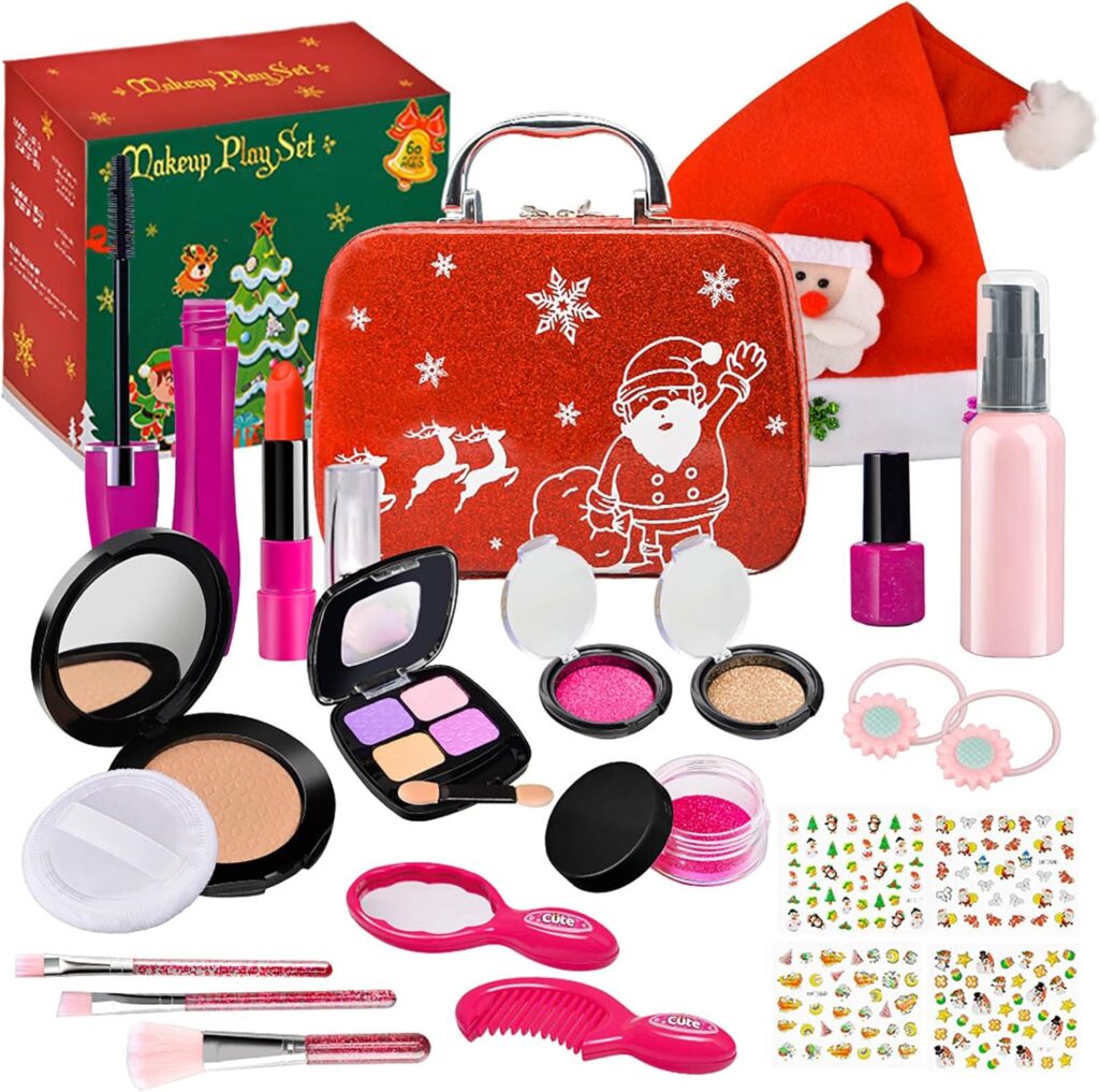 La caja y las sorpresas del Calendario de Adviento Makeup Play Set 2024