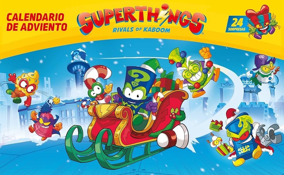 Calendario de adviento de SuperThings 2026, ya en preventa por 19,99 euros 1 Portada de la caja del Calendario de adviento Superthings 2026