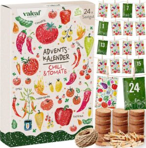 Calendario de Adviento Valeaf de tomates picantes