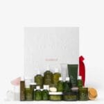La caja y los productos del Calendario de adviento Bamford 2026