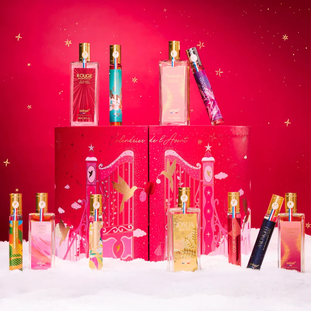 La caja y los perfumes del Calendario Adopt 2025 Capítulo III: El vuelo hacia las estrellas