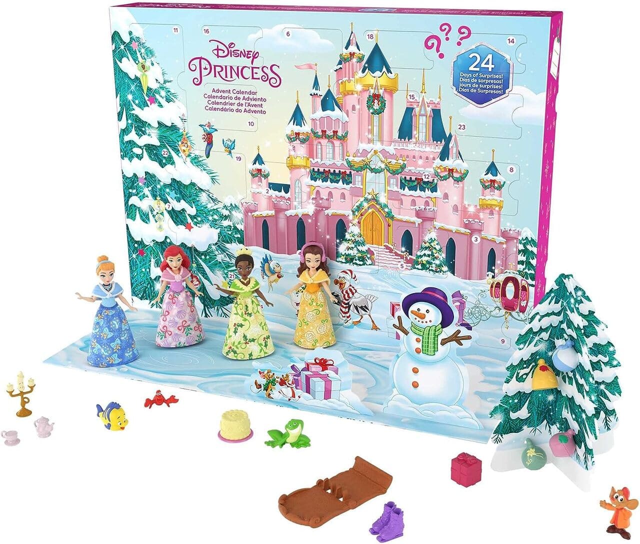 Calendario Adviento Disney Princess de Mattel 2023