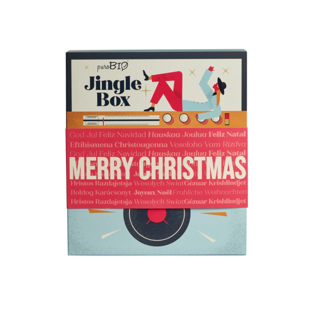 El Calendario Adviento Jingle Box 2023 de puroBio Cosmetics