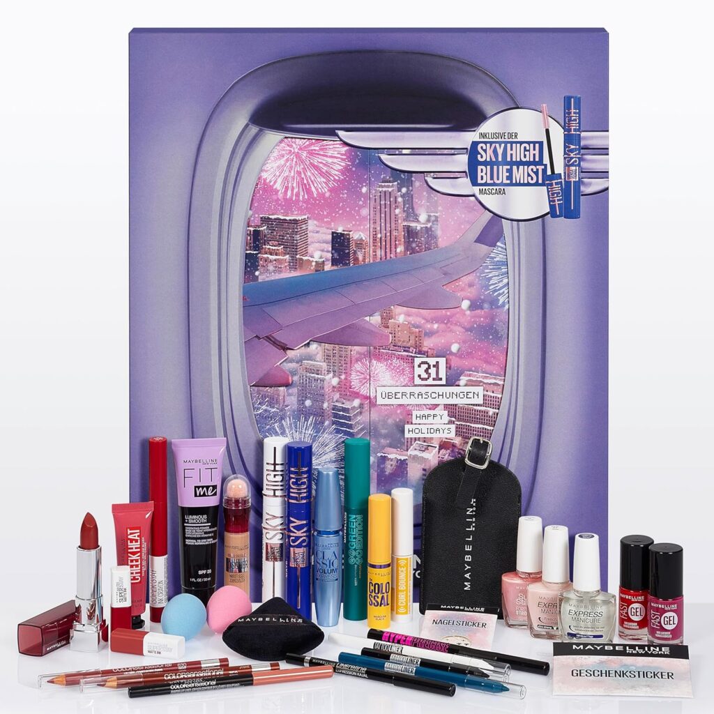 Calendario Adviento Maybelline New York 2024 de 31 dias