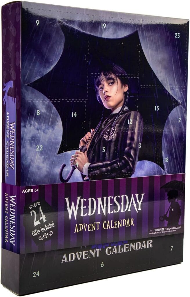 Calendarios de adviento de Cinereplicas 36 Calendario Adviento Miércoles Addams 2023 de Cine Replicas