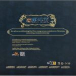 La parte trasera del calendario de adviento One Piece