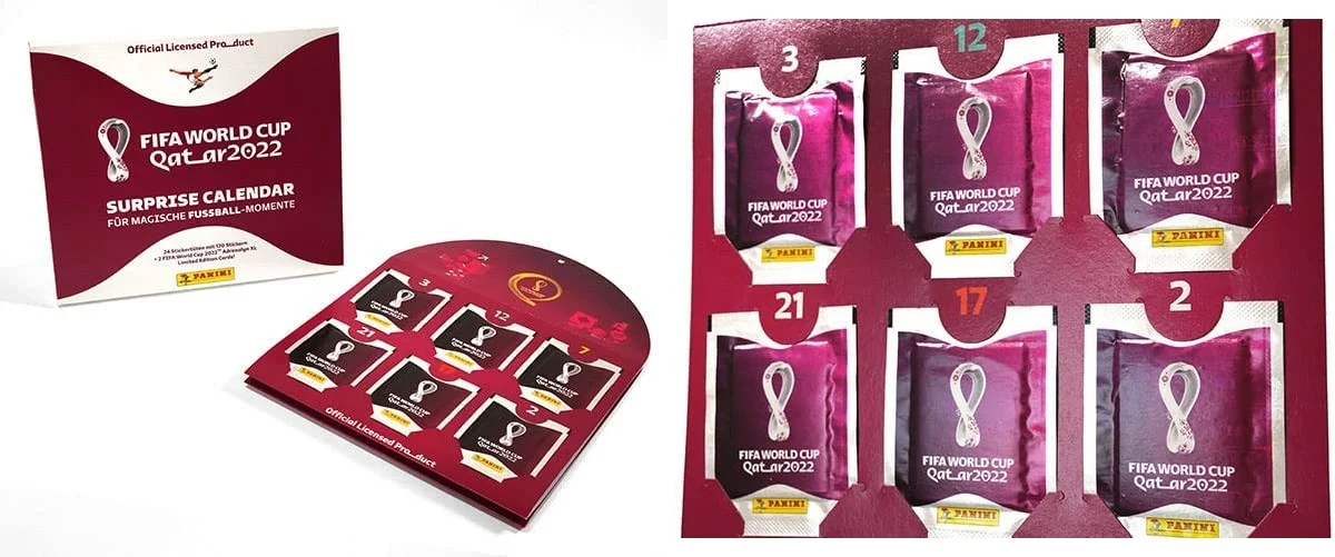Calendario Adviento Panini Qatar 2022