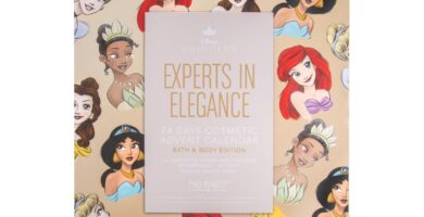 La caja del Calendario de Adviento Princesas Disney de Mad Beauty 2024