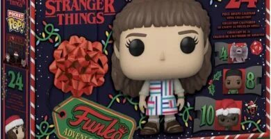 La portada de la caja del Calendario de Adviento Stranger Things de Funko Pop 2024