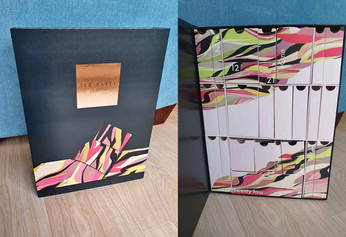 Calendario de Adviento Ted Baker 2021 Belleza Británica