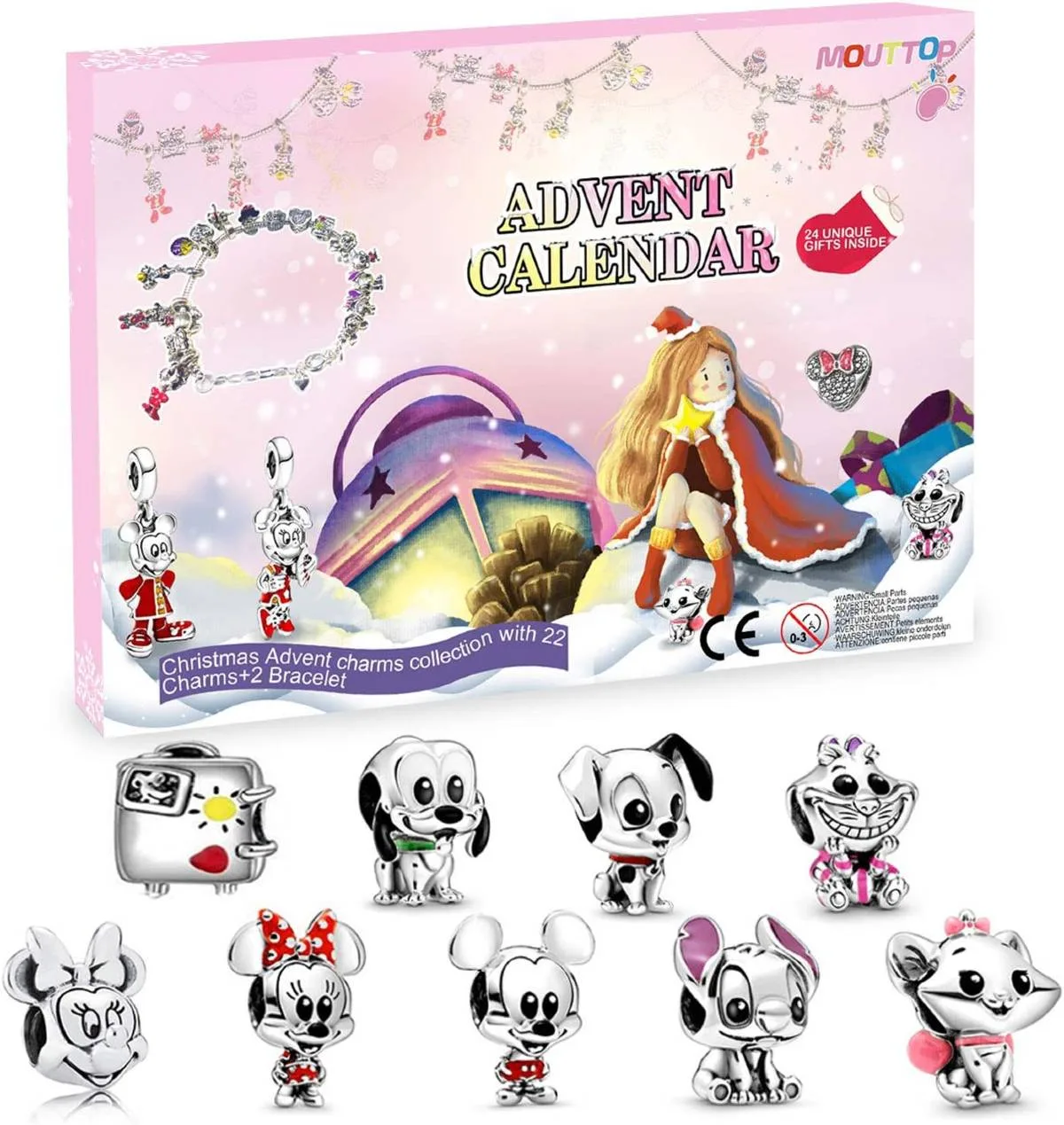 Calendario Adviento abalorios Disney