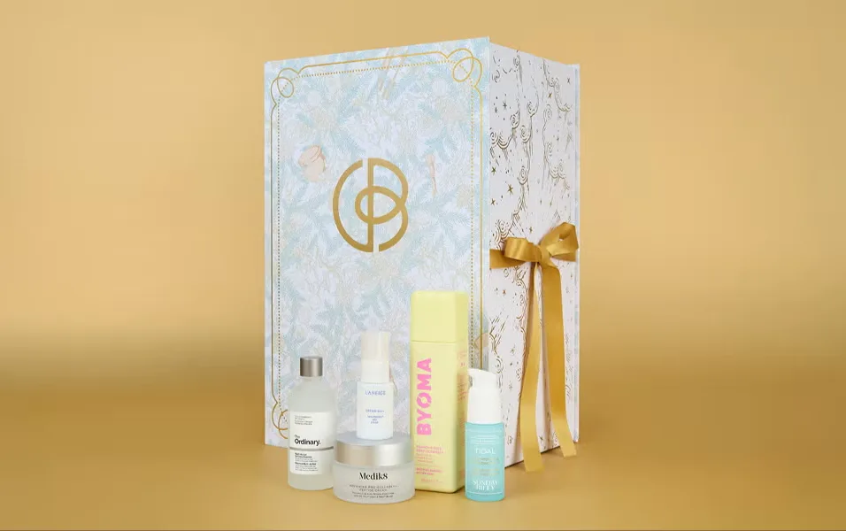 Algunos de los productos del Calendario de adviento Cult Beauty 2026