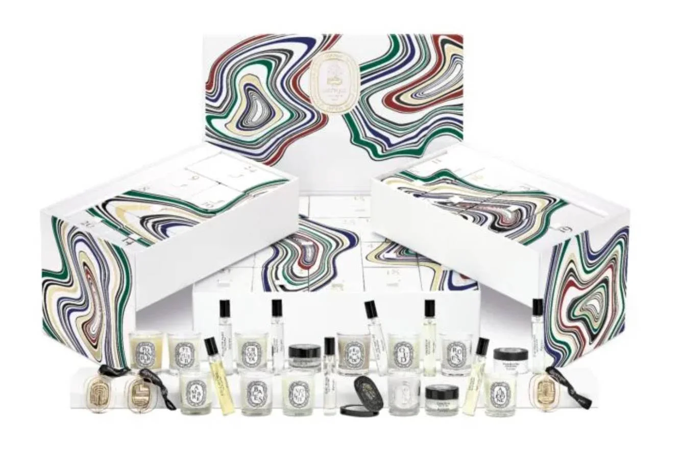 Calendario Diptyque 2021 productos Calendario Diptyque 2021 productos