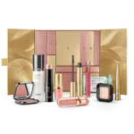 La caja dorada y los 10 productos del Calendario Golden Oasis de Kiko Milano