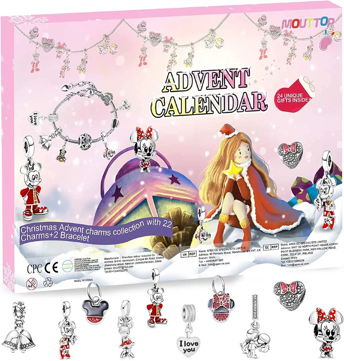 Calendario Minnie Mouse pulsera Calendario Minnie Mouse pulsera