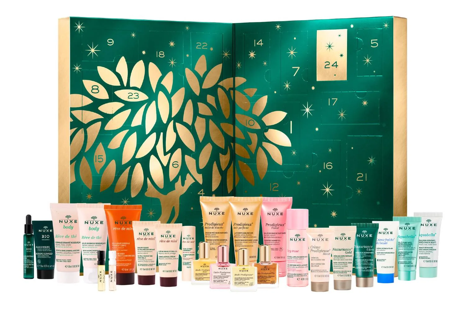 Calendario NUXE 2021 productos Calendario NUXE 2021 productos