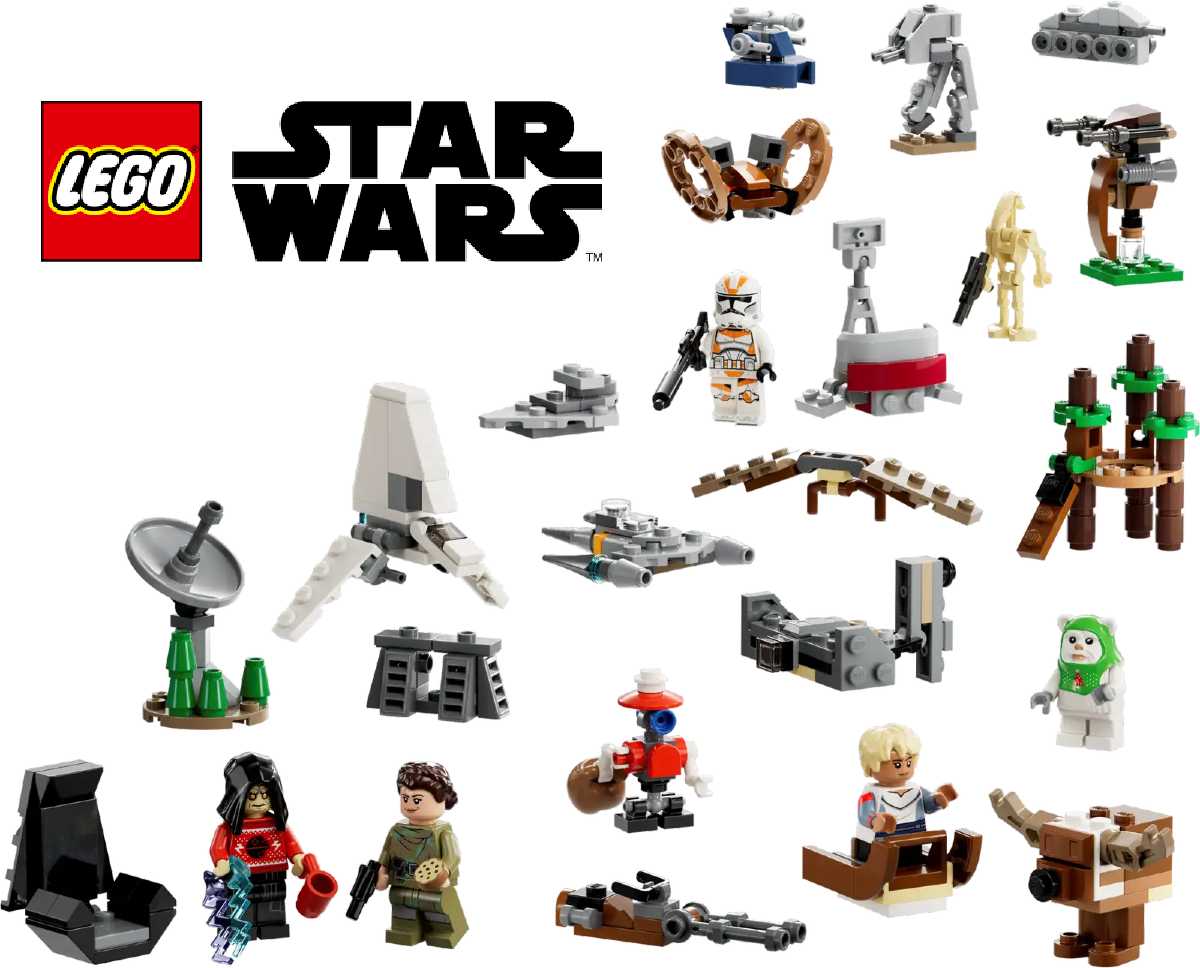 Calendario Star Wars 2023 Lego contenido