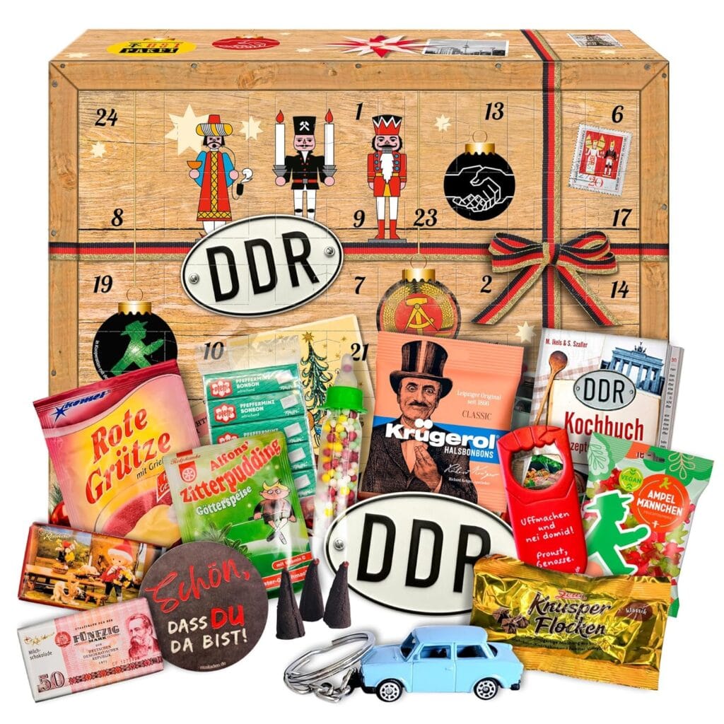 La caja del Calendario DDR 2025