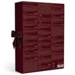 La parte trasera de la caja del Calendario de adviento Douglas Beauty 2026