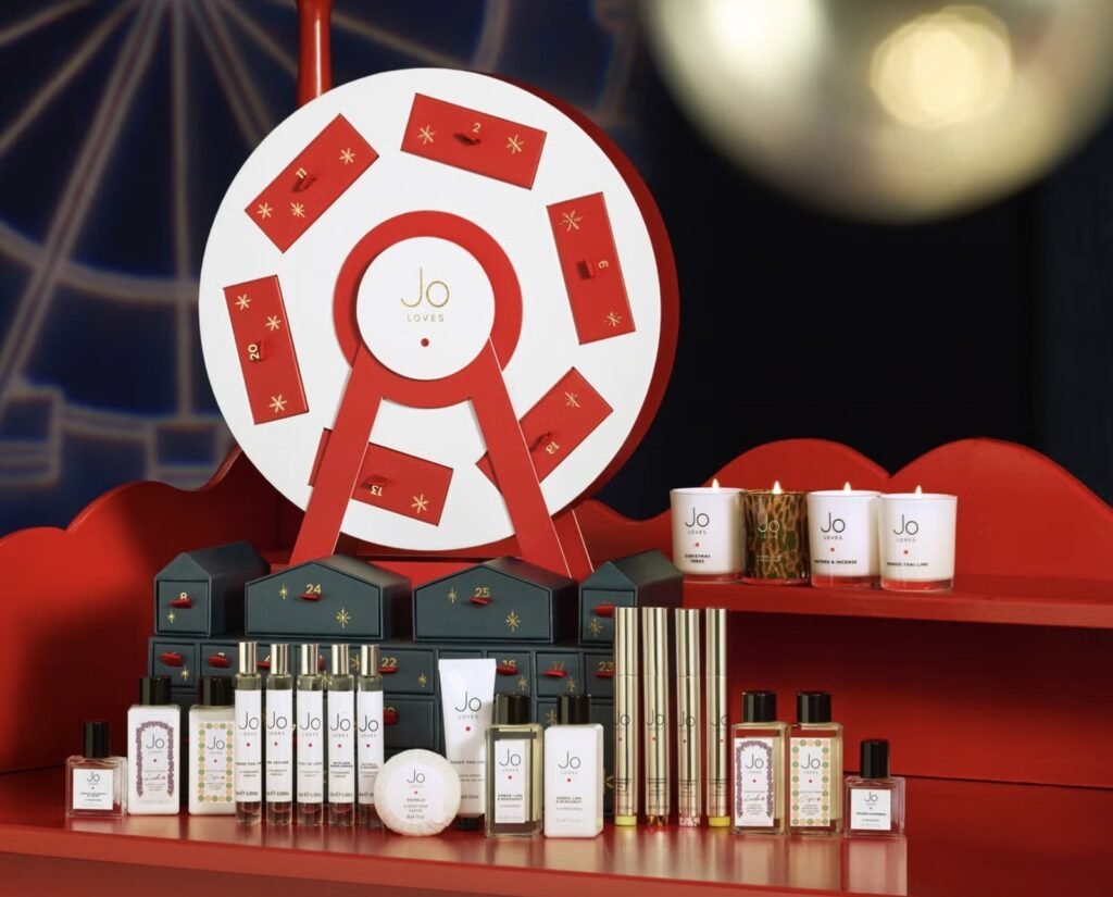 La noria y los productos del Calendario de adviento Jo Loves 2026