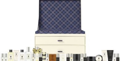 El cofre y los productos del Calendario de adviento Jo Malone 2026