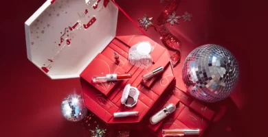 La caja joyero y algunos de los productos del Calendario de adviento Kiko Milano 2025 Snow Kissed