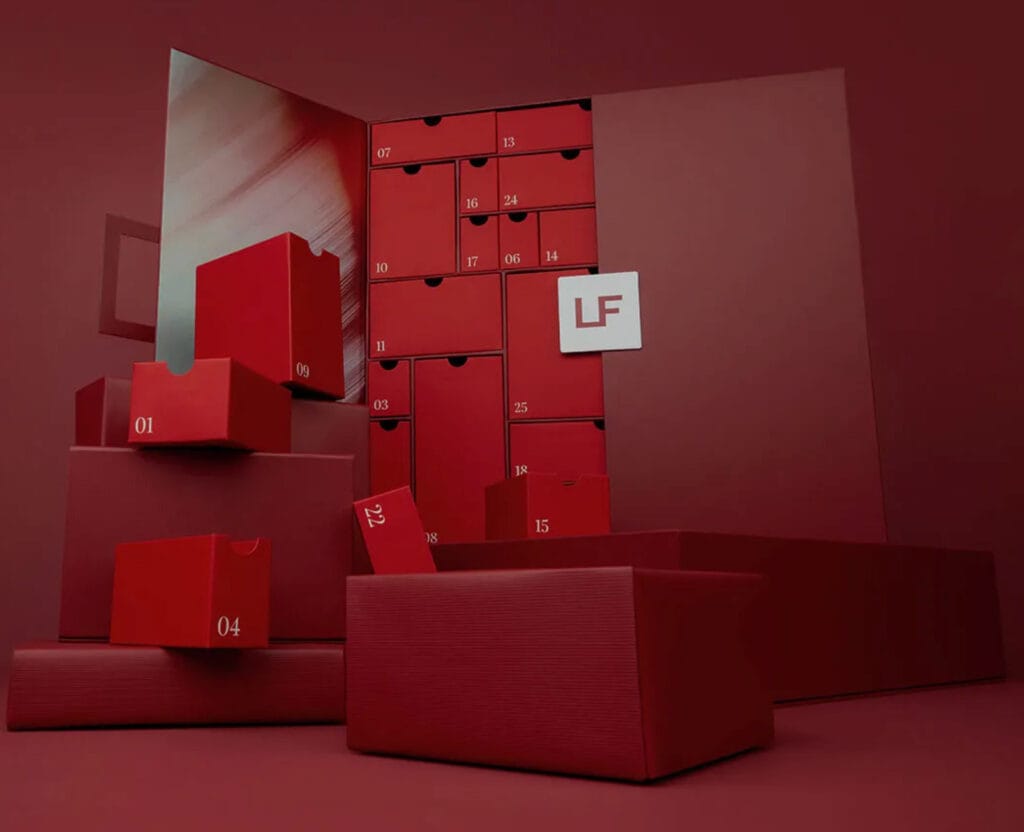 La caja del Calendario de adviento Lookfantastic 2025 para hombres