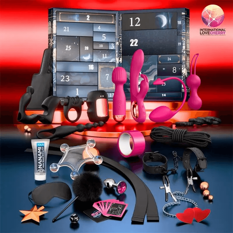 La caja y los productos del Calendario de adviento Lovecherry 2025 La caja y los productos del Calendario de adviento Lovecherry 2025