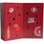 El interior de la caja del Calendario de adviento Rimmel 2025