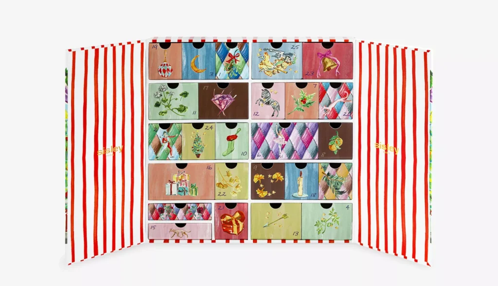La caja del Calendario de adviento Sisley 2025