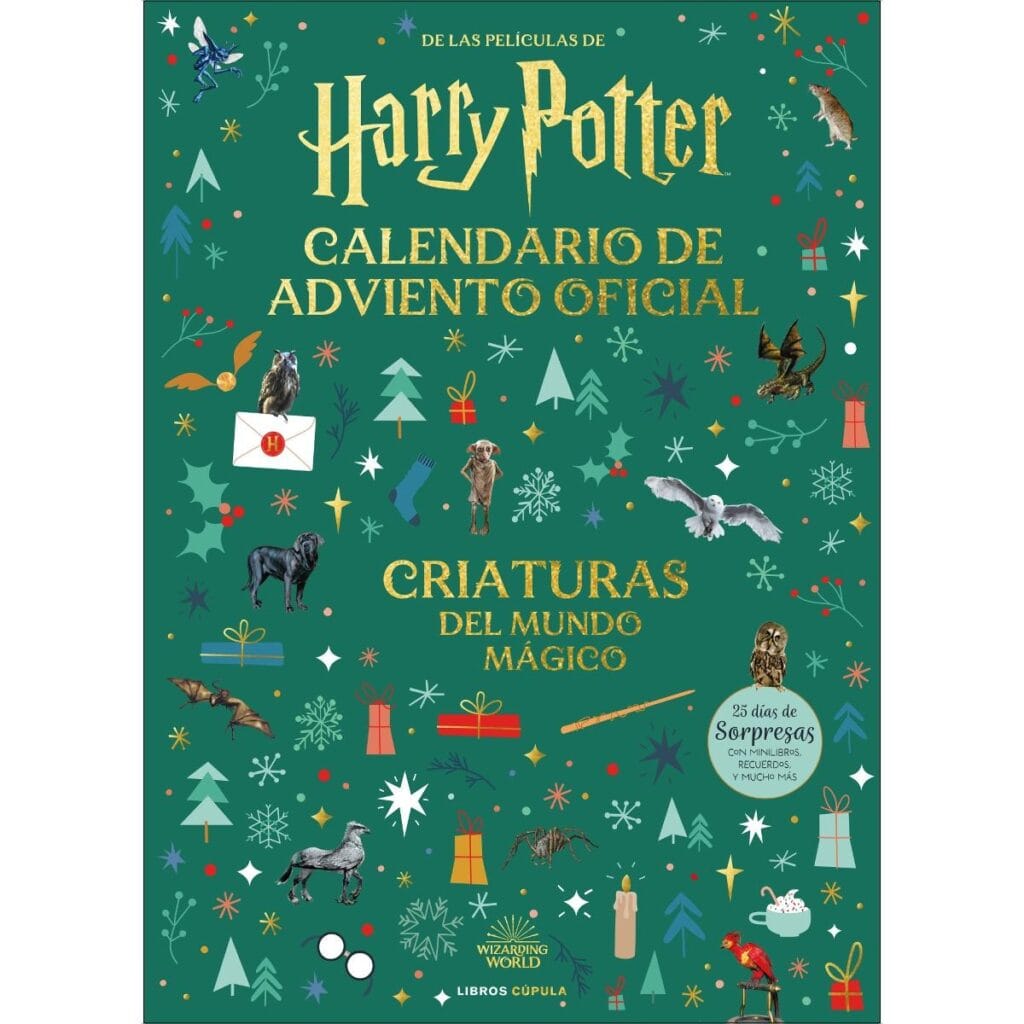 Calendarios de adviento de Harry Potter 2 Calendario adviento oficial Harry Potter 2025 Criaturas del mundo magico
