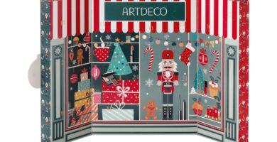 El interior del Calendario de Adviento Artdeco 2024, lleno de motivos navideños