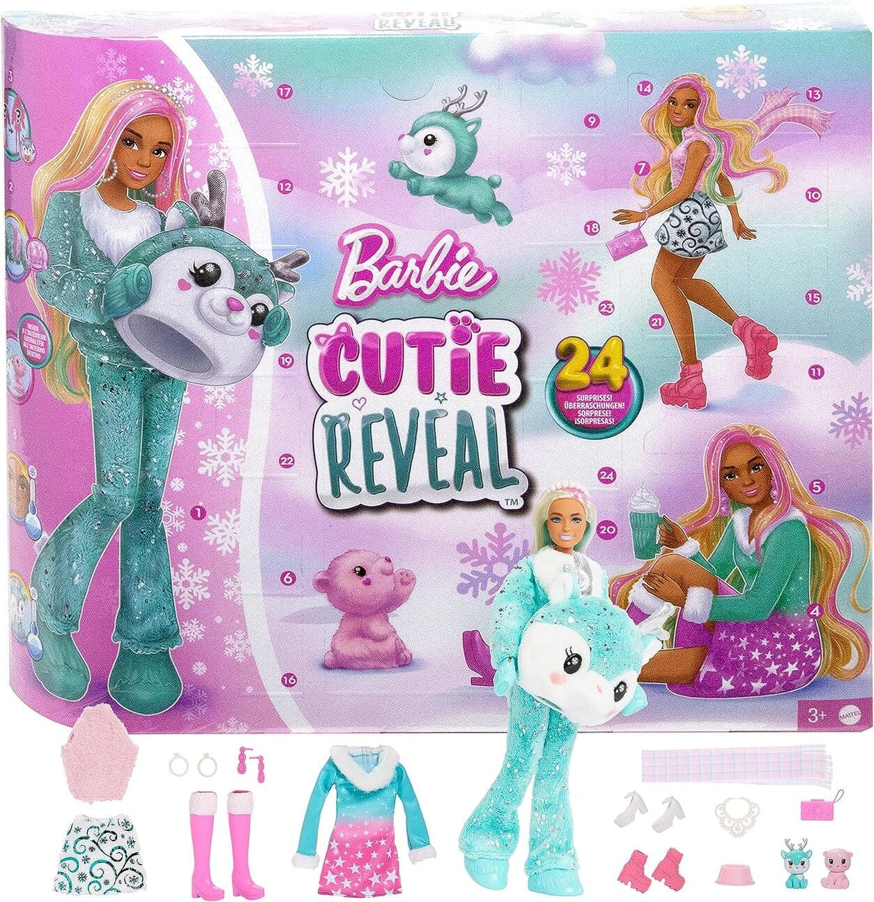 Calendario de Adviento Barbie Cutie Reveal 2023