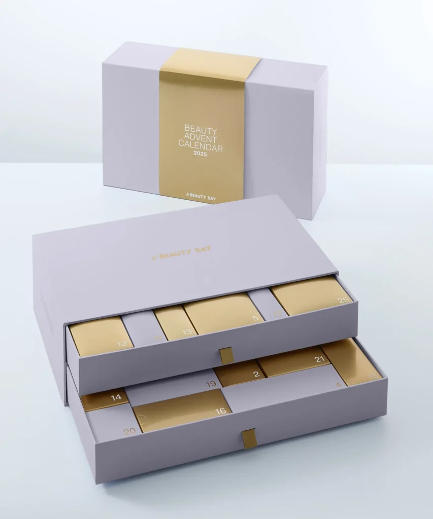 La caja del Los productos del Calendario de Adviento Beauty Bay 2025