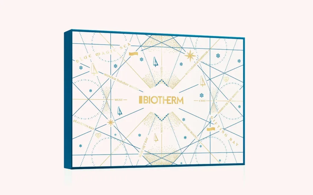 La caja del Calendario de Adviento Biotherm 2024