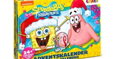 La caja del Calendario de Adviento Bob Esponja 2024