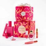 La caja y algunos productos del Calendario de Adviento Bourjois 2024