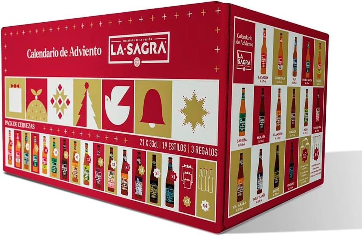 Calendario de Adviento La Sagra 2023 cervezas