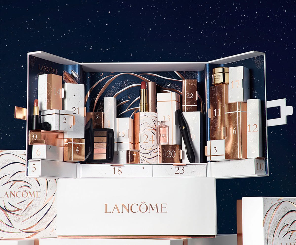 Calendario de Adviento Lancôme 2023 Cosmética Elegante