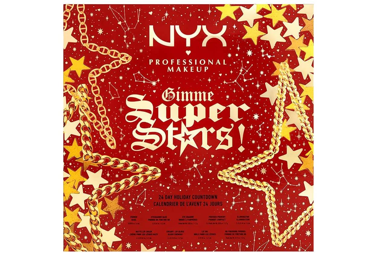 Calendario de Adviento NYX 2021 Gimme Super Stars!