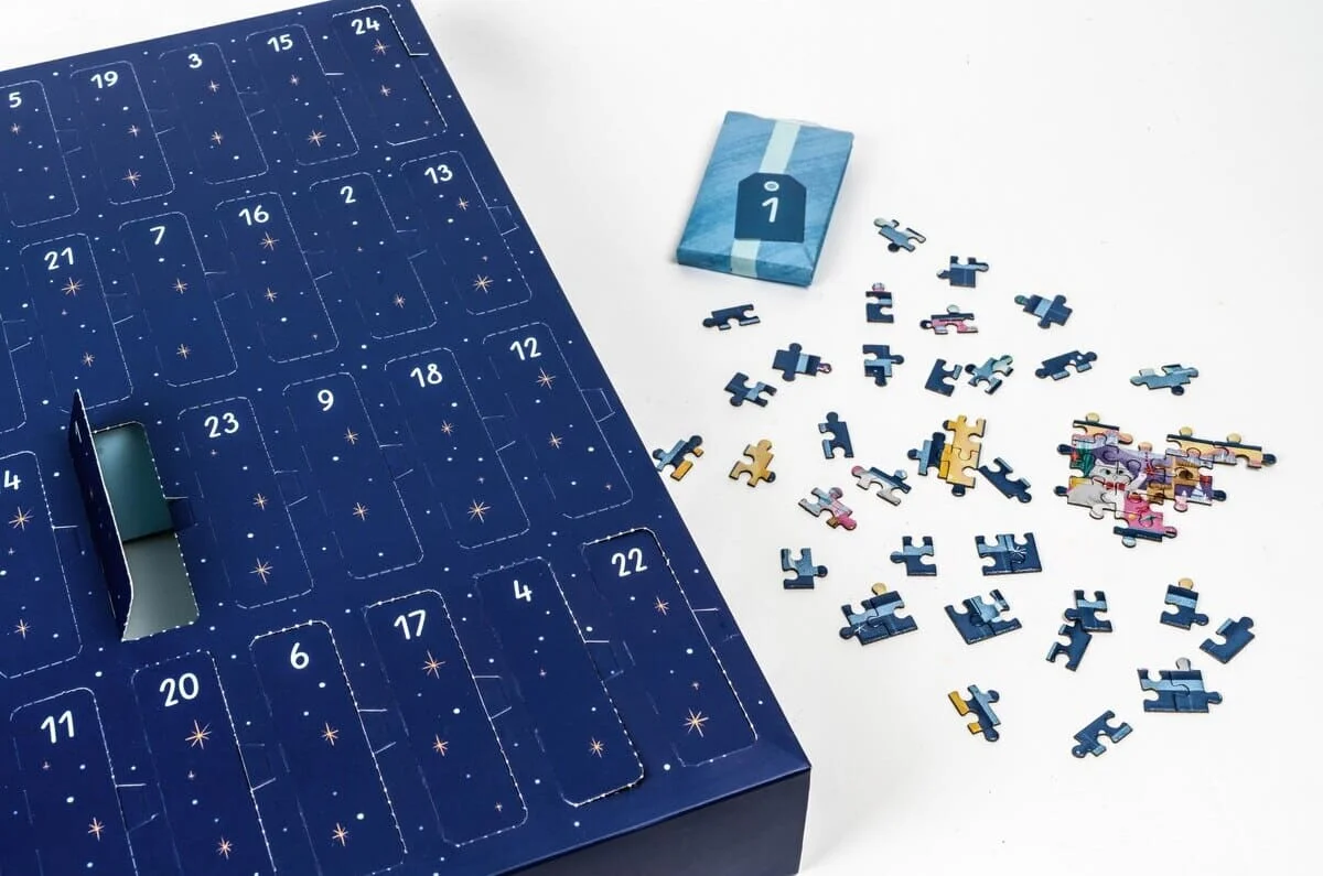 Calendario de Adviento Professor Puzzle